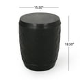 thumbnail image 4 of DUOSONG Side Table Black Concrete Garden & Outdoor Outdoor & Patio Furniture Outdoor Tables, 4 of 9