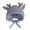 Blue, variant on Penkiiy Baby Hats Baby Winter Hat Kids Girls&Boys Cute Thick Hat Protectors Warm Plush Hat Antlers Cap Pink Hat for One Size