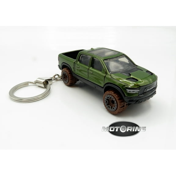 2020 '20 Dodge Ram 1500 Rebel Green Truck Rare Keychain 1:64 Diecast