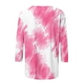 thumbnail image 4 of Spring Tshirts Shirts Women's Tops Spring Plus Size Three Quarter Length Sleeve Tunic Tops for Women Blouses Gifts, 4 of 6