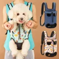 thumbnail image 5 of Mochila transportadora para perros y gatos, de malla de camuflaje, productos de viaje para exteriores, bolsa transportadora ajustable para perros y gatos, mochila de doble hombro para mascotas, 5 of 5