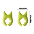 thumbnail image 2 of RKSTN Spatula Holder 2Pcs Kitchen No Punching Required Integrated Spatula Rack High Temperature Resistance Non Scalding and Non Overflow Silicones Spatula Rack Green, 2 of 5