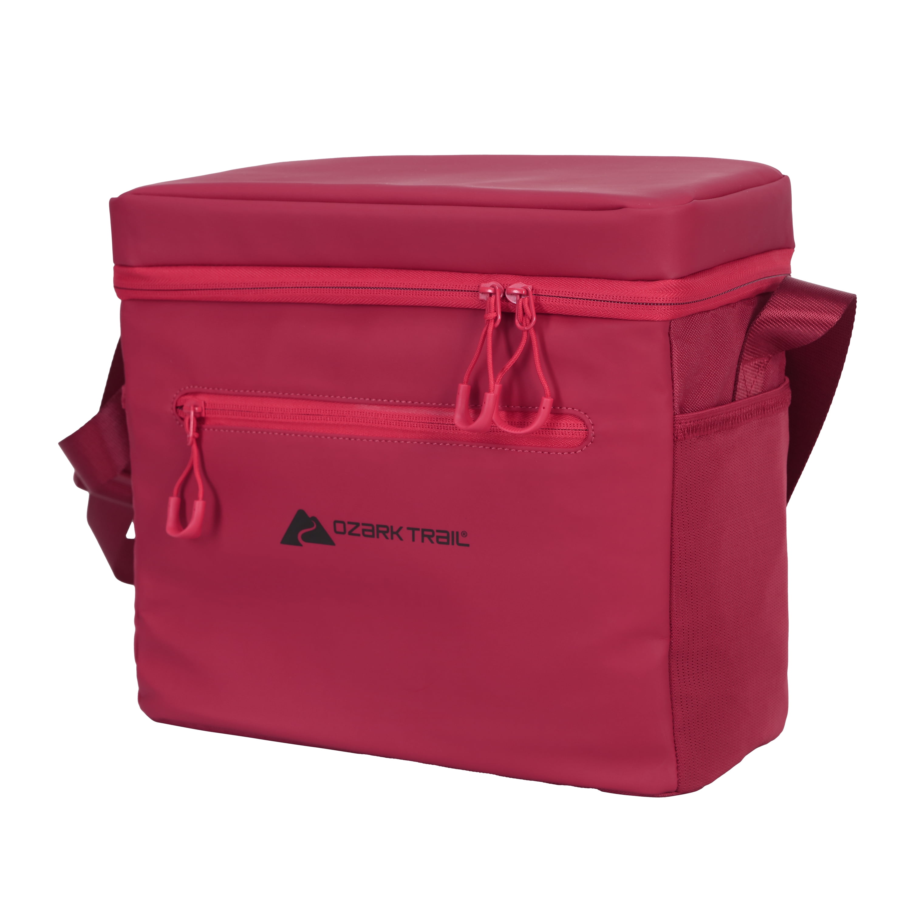Ozark Trail 12-Can Soft-Sided Cooler with Removable Hard Liner, Red