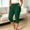Green plus size capri pants a1, variant on BRELIL Women Plus Size Capri Pants High Waisted Casual Capris with Pockets Solid Loose Fit 3/4 Length Trousers for Everyday Summer Party Outfits, Gray 3XL