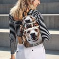thumbnail image 5 of Fotbe Realistic Cute Puppy Mochila de Lona con Estampado, Mochila Duradera, Mochila Versátil de Alta Calidad, Mochila Compacta Vintage-Small, 5 of 5