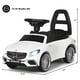 Gymax Licensed Mercedes Benz Kids Ride On Push Car Sliding Scooter w/Light&Music Blanc – image 2 sur 10
