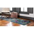 thumbnail image 5 of Rugs.com Amalfi Collection Rug – 10 Ft Runner Navy Blue Medium Rug Perfect For Hallways, Entryways, 5 of 9