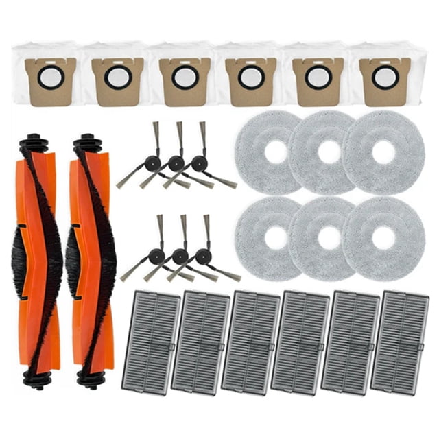 Para M40 D110CN Piezas de Aspiradora Rodillo Principal Tricut Cepillo Lateral Filtro HEPA Paño de Fregona Bolsas para Polvo Accesorios