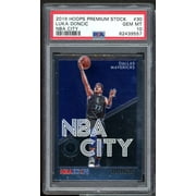 Luka Doncic Card 2019-20 Hoops Premium Stock NBA City #30 PSA 10