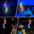 thumbnail image 5 of Campana de viento LED solar para exteriores, ideal para decorar el jardín, resistente al agua, con luces LED que cambian de color para porches, fiestas, balcones, patios, casas y fiestas., 5 of 5