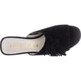 thumbnail image 2 of Womens Anne Klein Salome Tassel Mule Sandals, Black, 2 of 6