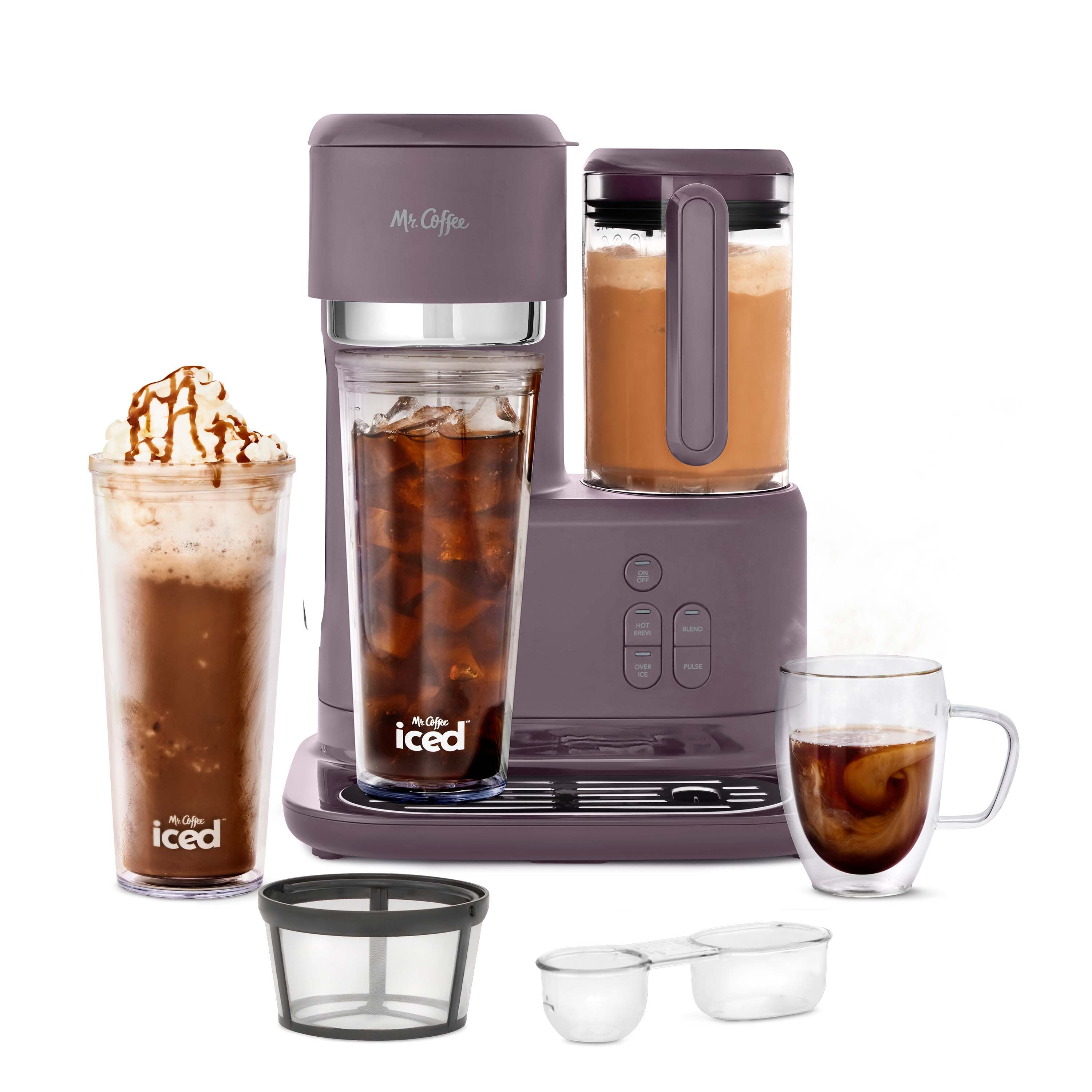 Mr. Coffee Single Serve Frappe, Iced, and Hot Coffee Maker and Blender