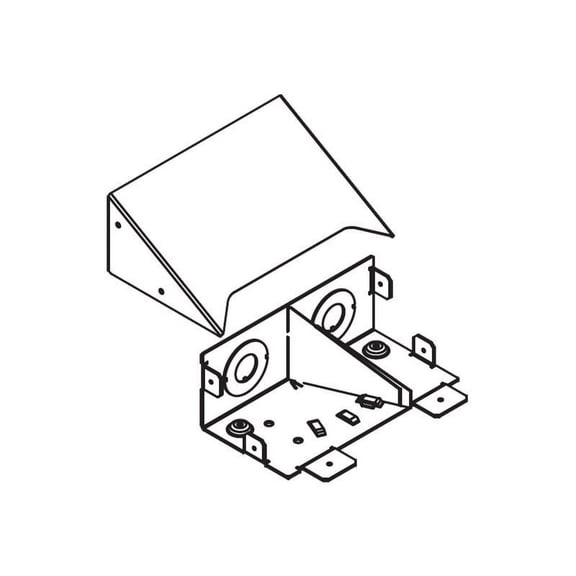 C2G Wiremold OFR Entrance End Fitting - cable raceway fitting