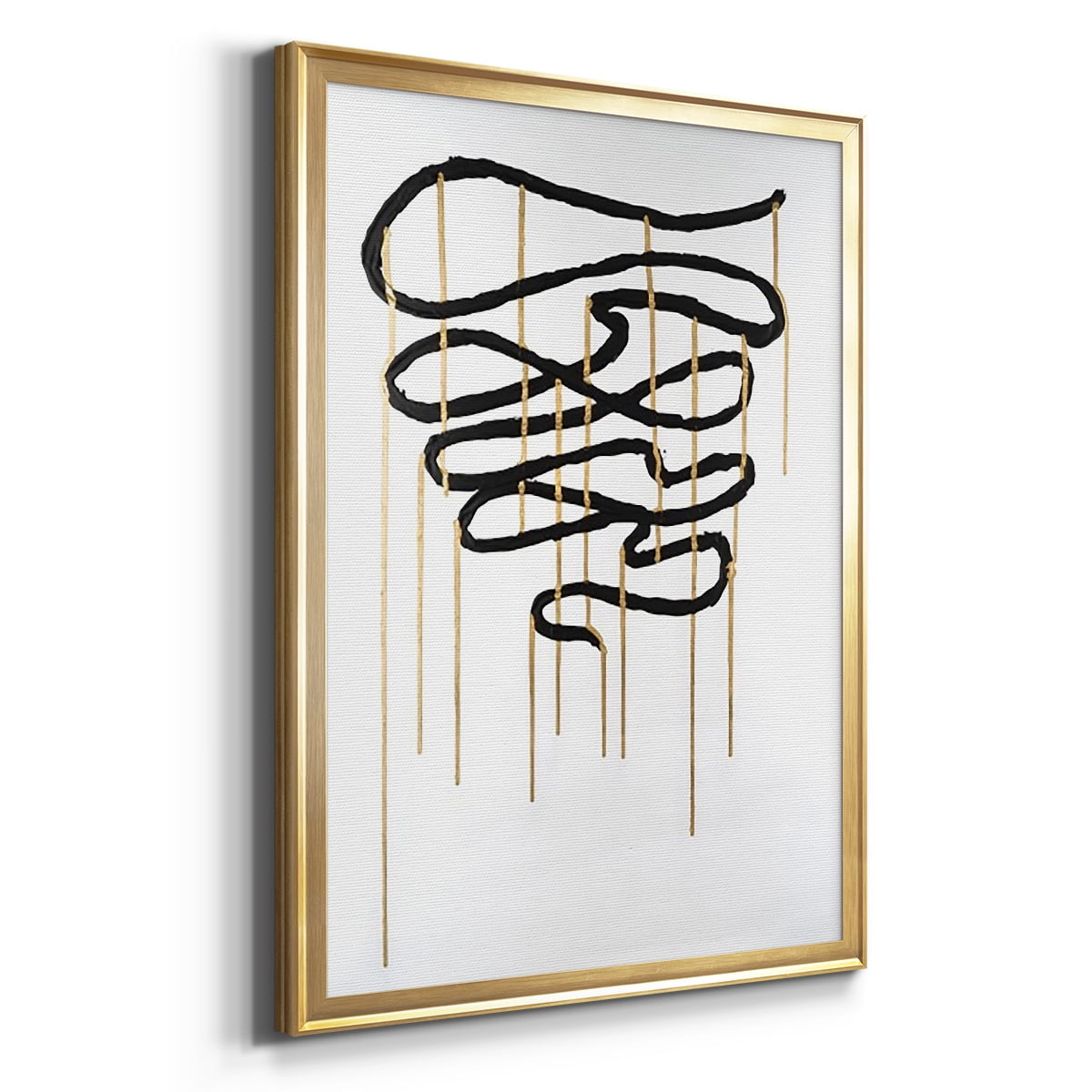 Weeping Ribbon I Premium Framed Print, in Gold, Black, or Silver - Ready to Hang