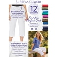 thumbnail image 2 of Catherines Women's Plus Size Petite Suprema Capri (With Pockets), 2 of 6