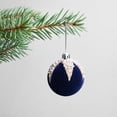 thumbnail image 5 of WWG Christmas Tree Ornaments Set, Flock Christmas Balls Decorations, 6Pcs Christmas Tree Hanging Ornaments with Caps and Rope, for Christmas Tree Holiday Decor, Indoor Christmas Decorations, 5 of 9