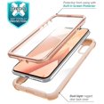 thumbnail image 2 of iPhone X case, i-Blason [Ares] Full-body Rugged Clear Bumper Case with Built-in Screen Protector, Iphone X, Gold, 2 of 6