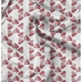 thumbnail image 1 of Soimoi White Rayon Fabric Red Heart Print Fabric by Yard 42 Inch Wide, 1 of 6