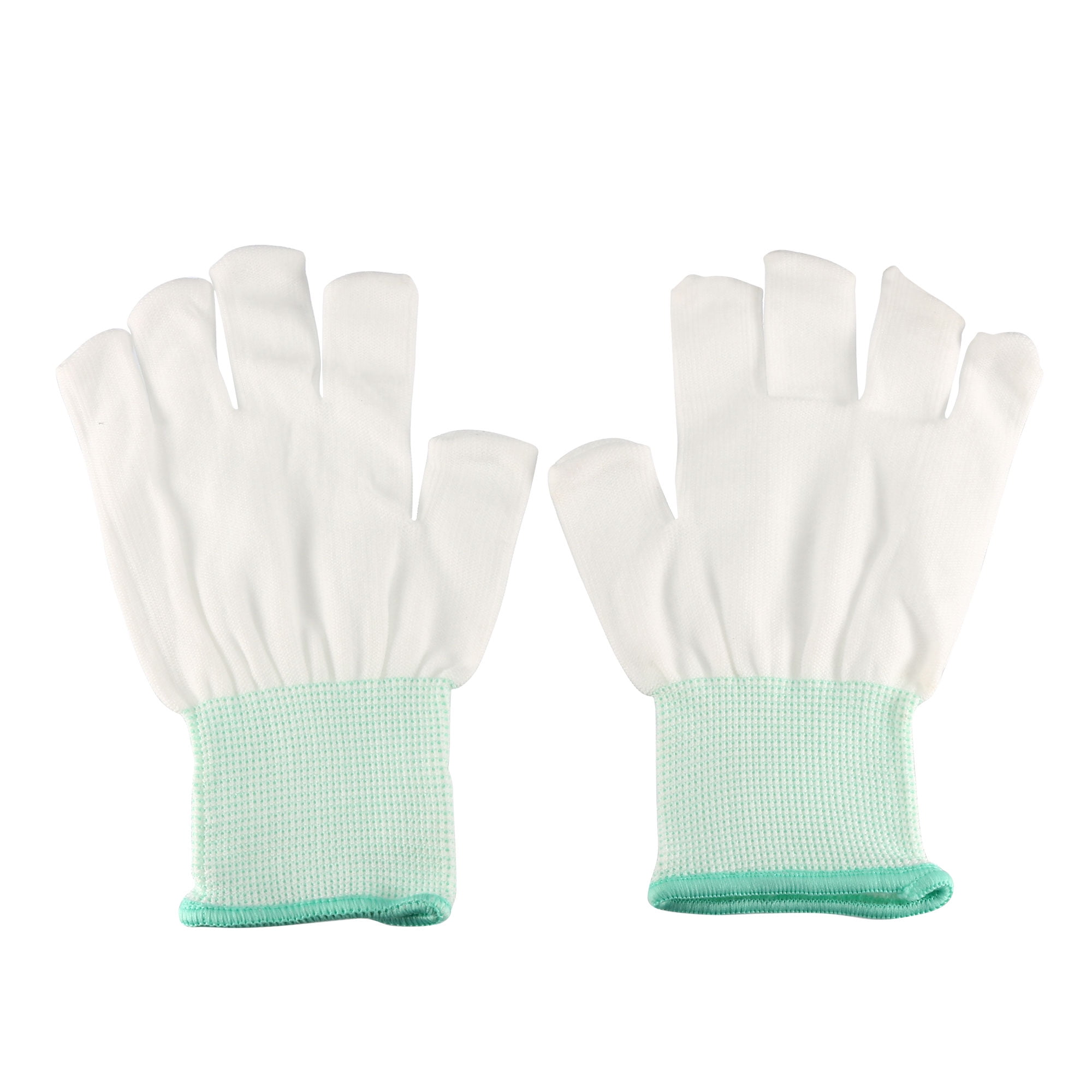 uxcell 1 Pair Microfiber Dust Proof Full Finger Working Protective Gloves White Large uxcell 1 Pair Microfiber Dust Proof Full Finger Working Protective Gloves White Large