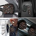 thumbnail image 4 of Uorisanigo Aesthetic Mushroom Car Seat Cover Set Pack of 18 with Seat Belt Strap Pads Full Set Universal Steering Covers Arm Rest Cover Headrest Cushion Handbrake Grip Protector Coasters Keychains, 4 of 7