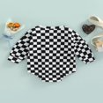 thumbnail image 4 of PENGXIANG Babys Casual Manches Longues Col Rond Mode Imprimé Triangle Combinaisons avec Poches, 4 of 7