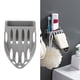 thumbnail image 3 of Estante de almacenamiento de doble capa de 2 piezas para baño, soporte para jabón de pared de doble función, 3 of 8