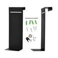 thumbnail image 2 of Alpine Industries 1200 ml. Automatic Gel Sanitizer Dispenser with Wall Mounted Stand, Black, 2 of 4