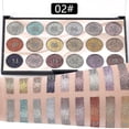 thumbnail image 5 of Paleta de sombras de ojos HUOGUO, purpurina, lentejuelas, impermeable, 18 colores, 5 of 5