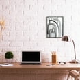 thumbnail image 2 of Stupell Industries Abstract Opaque Arches Black Grey White,16 x 20,Designed by Grace Popp, 2 of 7