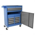thumbnail image 5 of Aukfa Tool Box, 2 in 1 Steel Rolling Tool Chest & Cabinet On Wheels for Garage, 5-drawer, Gray&Blue, 5 of 9