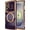 Dark Purple, variant on REQO for Samsung Galaxy S26 Ultra Case for Women Girls [Compatible with MagSafe] Cute Curly Wave Shape, Magnetic Love Heart Pattern with Camera Lens Cover Luxury Plating Shockproof Phone Case