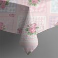 thumbnail image 5 of Pioneer Flower Floral Print Pattern Square Tablecloth, Waterproof Wipeable Spillproof Washable Table Cover for Home Kitchen Party Decor, 60"x60", 5 of 6