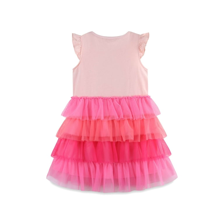 Aolyty Toddler Girls Flamingo Dress Sleeveless Sundress 3T Walmart