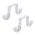 thumbnail image 1 of Soporte de barra de cortina doble, 2 uds., para soporte de varilla doble de Metal de 1,02-1,1', 1 of 5