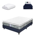 thumbnail image 1 of Colchón Matrimonial Spring Air Baggio + Box Base Cama + Protector Cloud + Sabanas Softy, 1 of 8