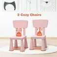 thumbnail image 3 of Pemberly Row Kids Table & 2 Chairs Set Toddler Activity Play Dining Baby Gift, 3 of 8