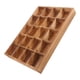 thumbnail image 2 of Caja de madera Caja divisora ​​de almacenamiento de madera Ropa interior Caja de organización de 20 compartimentos, 2 of 8
