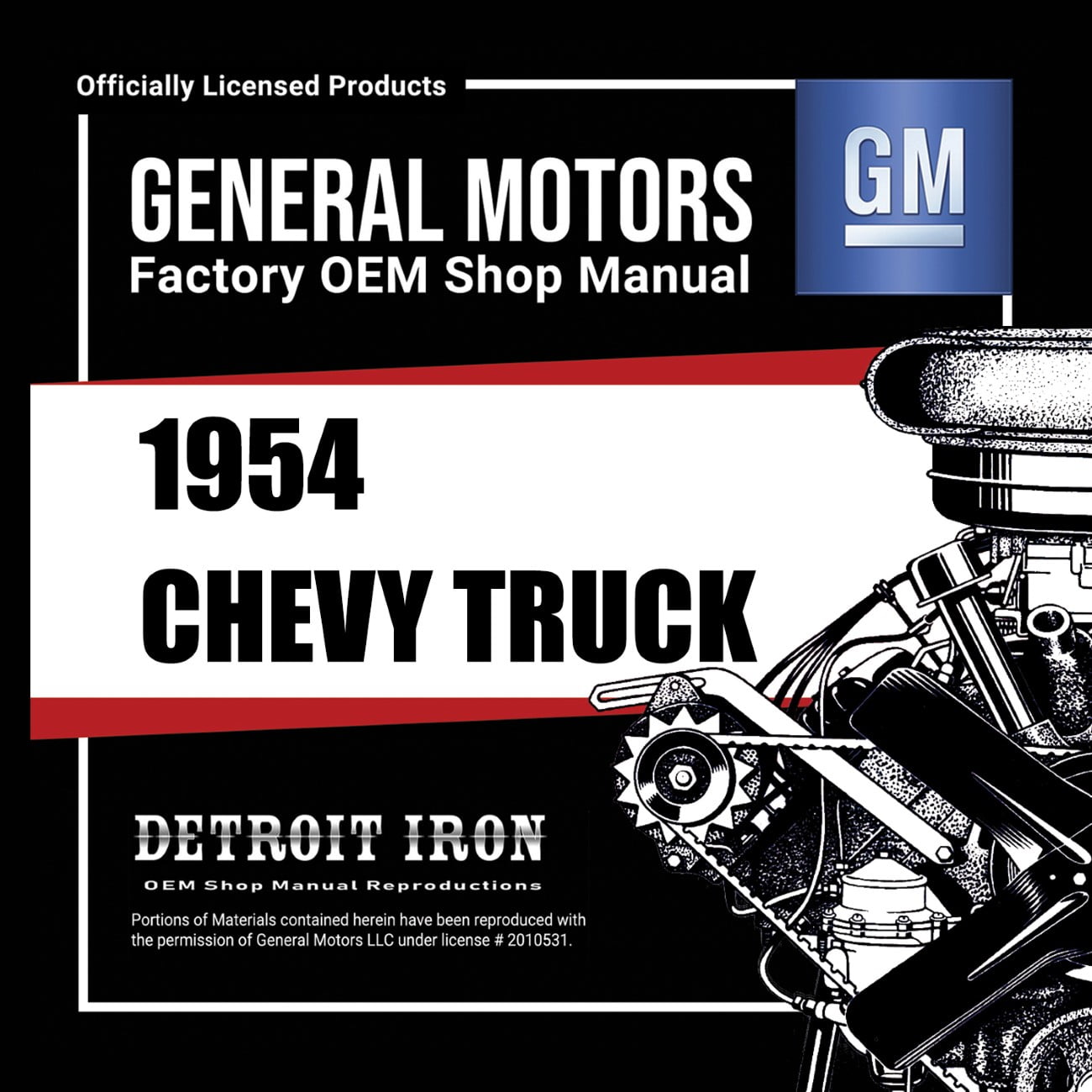 CHEVROLET 1954 & 1955 1st Series Suburban Pick Up & Truck Shop Manual CD 