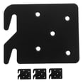 thumbnail image 4 of HOMEMAXS 4 Pcs Bed Rails Bed Hook Flat Bed 10.90X8.70X0.20CM Black, 4 of 8