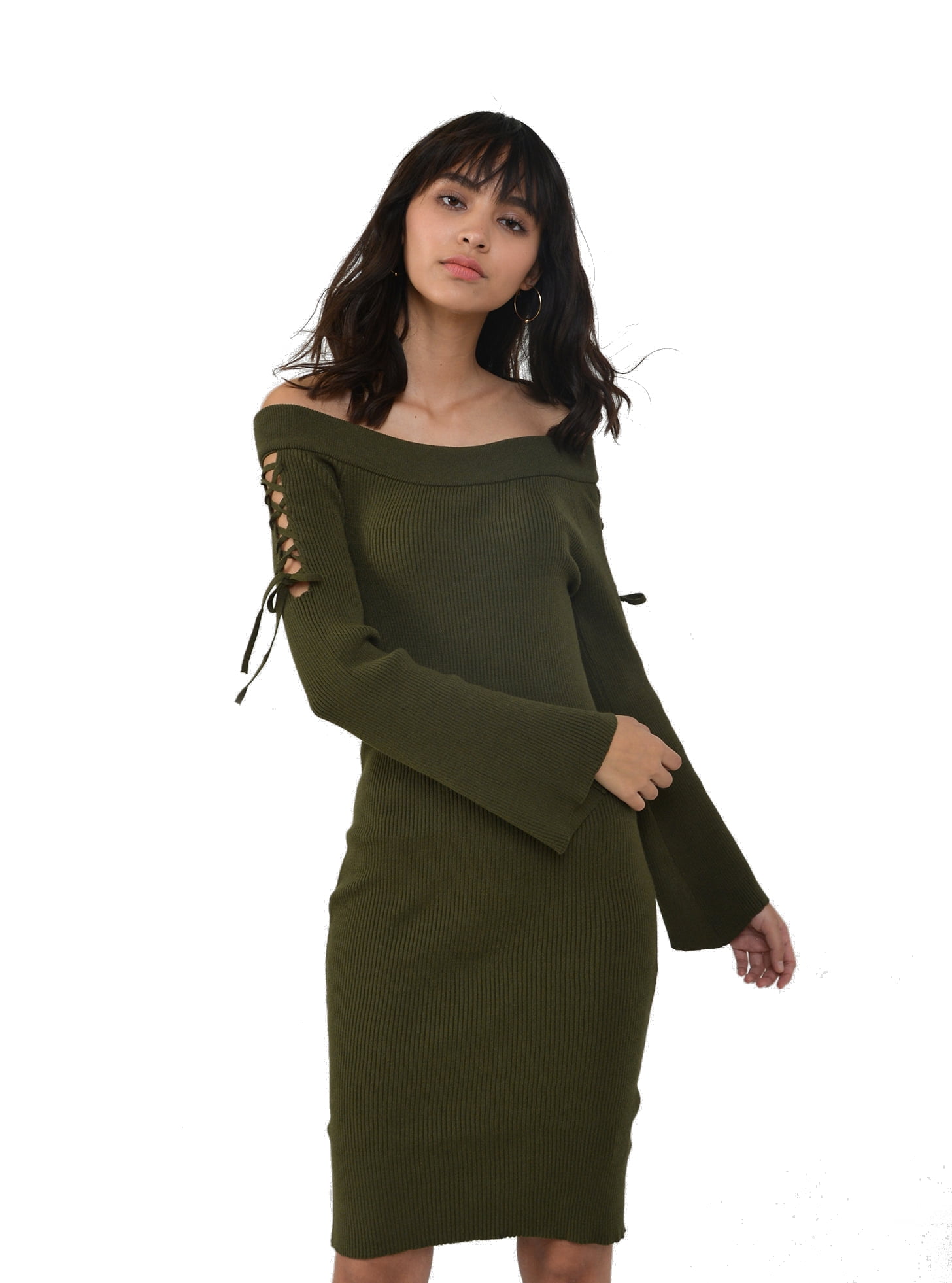 LOB Mujer Vestido Midi LOB Juvenil, Moda, Vestidos Bodega