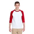 thumbnail image 1 of Gildan T-Shirt à Manches 3/4 Raglan pour Adulte en Coton Épaisâ„¢ 8.8 Oz./verge Lin., 1 of 1