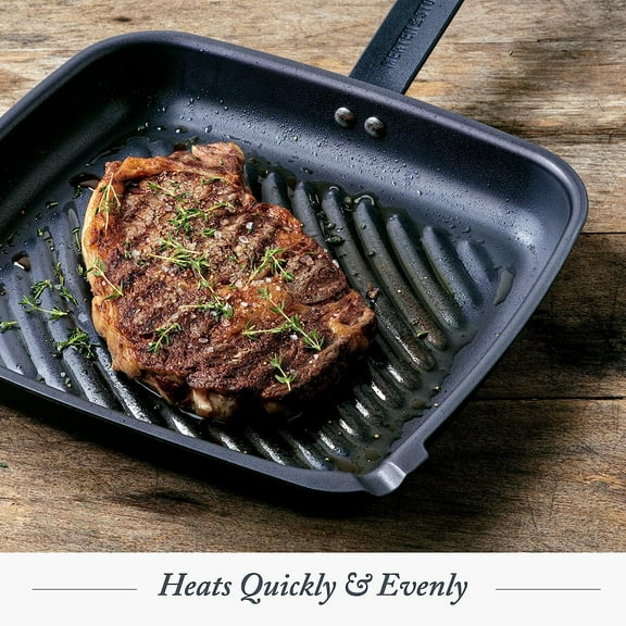 11" Pre-Seasoned Carbon Steel Square Grill Pan