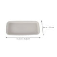 thumbnail image 2 of HOMEMAXS 3pcs White Plastic Flower Pot Trays Durable Lightweight Flowerpot Bottom Trays for Gardening 11.8in, 2 of 8