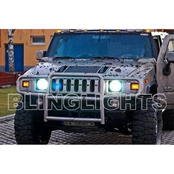 For 2006 2007 2008 2009 Hummer H3 White Light Bulbs for Headlamps Headlights Head Lamps Lights h3x h3t