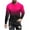 Hot Pink, variant on CHGBMOK T Shirts for Man Soft Lightweight Long Sleeve Casual Basic Tee Shirt,Sizes S-5XL