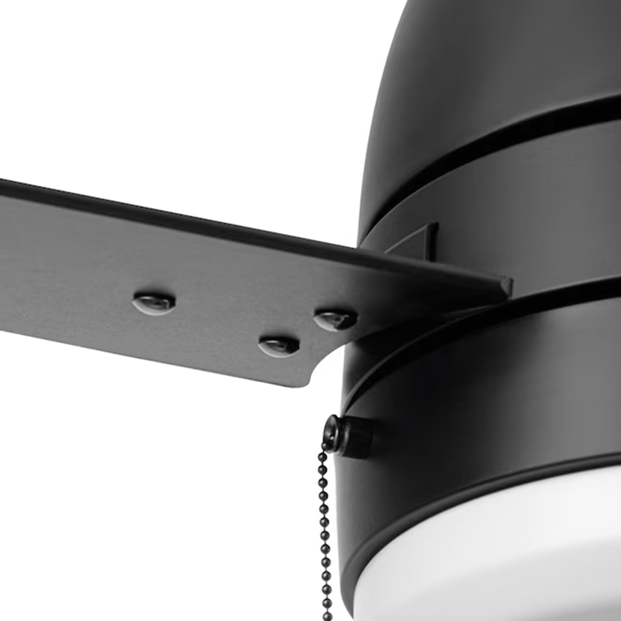 Prominence Home Fawn 44" Ceiling Fan w/Light, Remote, & 3 Blades, Black/Dark Chestnut