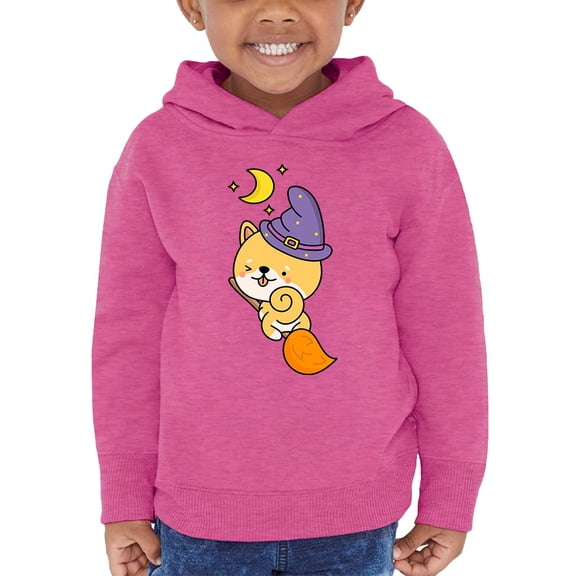 Cute Shiba Witch Costume Hoodie Toddler -Image by Shutterstock, 5 Toddler