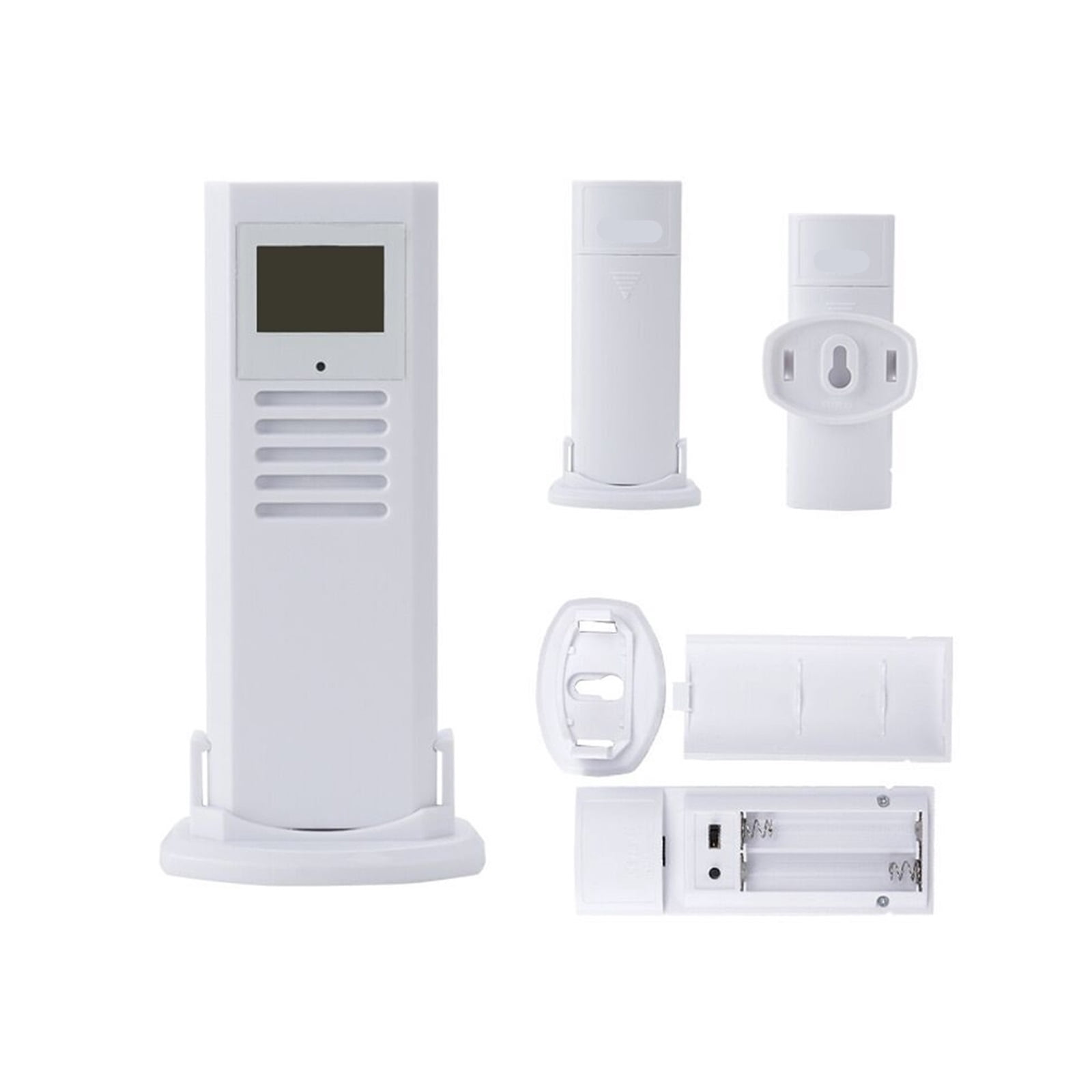 Wireless Indoor Outdoor Thermometer Digital Temperature Hygrometer With 3pcs Remote Sensors Home - BLACK