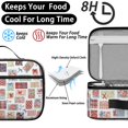 thumbnail image 4 of Pioneer Flower Floral Print Pattern Insulated Lunch Bag Teen, Toddler Lunch Bag,Bento School Lunch Bag for Teen for Work,Picnic or Travel, 4 of 5