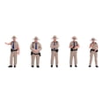 thumbnail image 1 of 5 Piezas 1/64 Figura de Policía Modelo Mini Diorama Oficiales Dioramas Figura de Diminutas de Resina para Edificios Arquitectónicos Maqueta D, 1 of 9